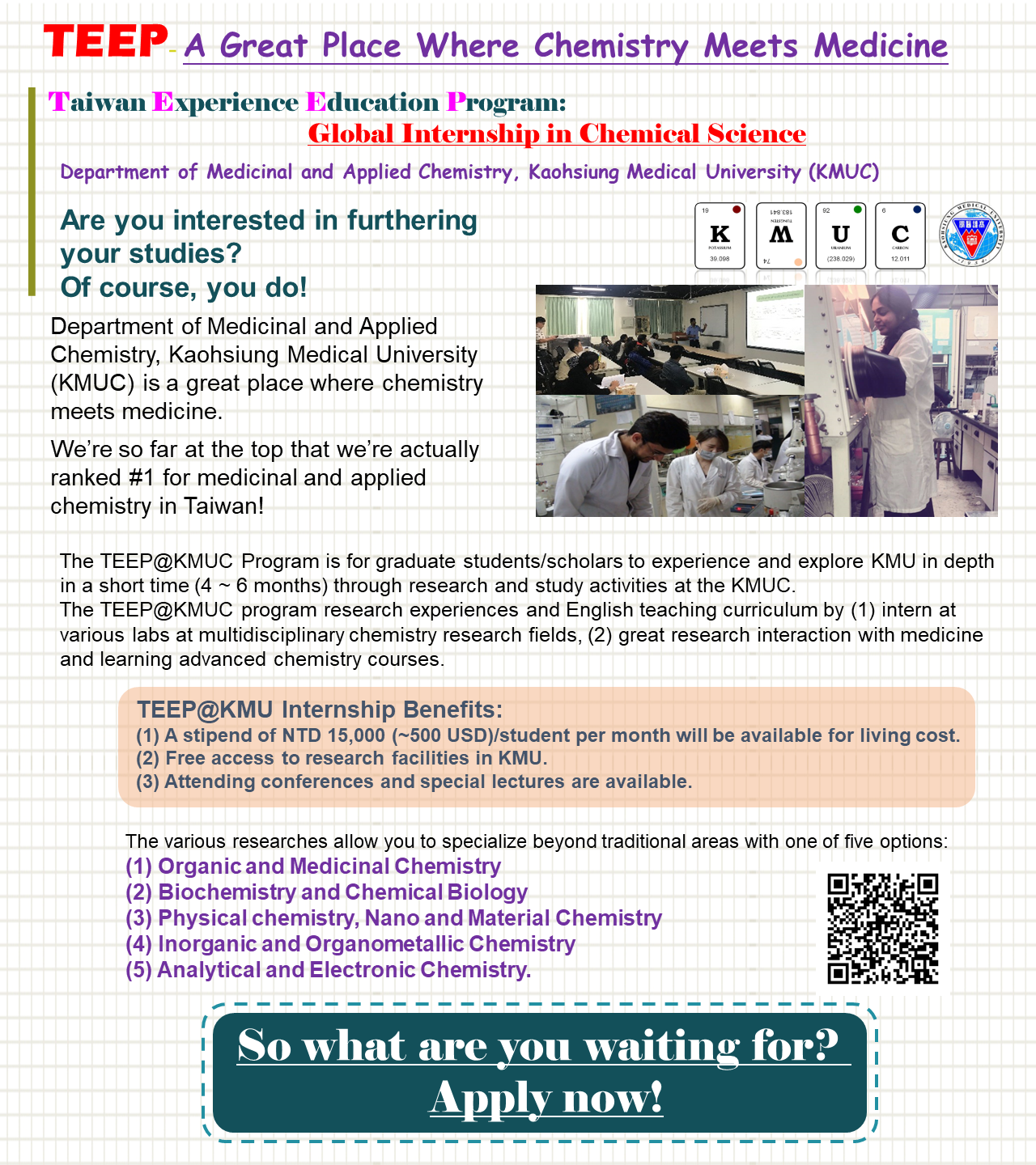 KMUC TEEP introduction poster